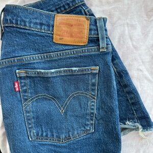 Women’s Levi's 501 Classic Blue Jean Shorts